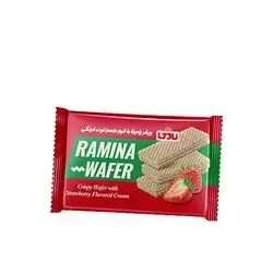 Nadi Ramina Crispy Wafer Strawberry Flavored Cream Crispy Wafer 40 Gm