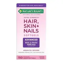 Hair skin nail natures bounty 150 softgel