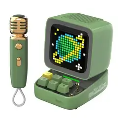 Divoom Ditoo-Mic Bluetooth Speaker with Karaoke Microphone