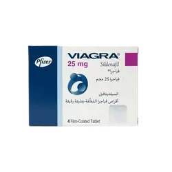 Viagra ( Sildenafil 25mg) 4 Film-coated Tablets _ Pfizer