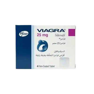 Viagra ( Sildenafil 25mg) 4 Film-coated Tablets _ Pfizer