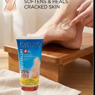 Eveline Revitalum 25% Urea complex Cream-Compress 8 in 1 for Cracked Heels 75ml