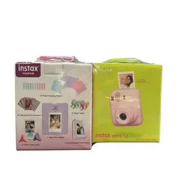 instax mini 12 blossom pink bundle