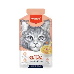 WANPY Meat Broth Salmon & Tuna 50g