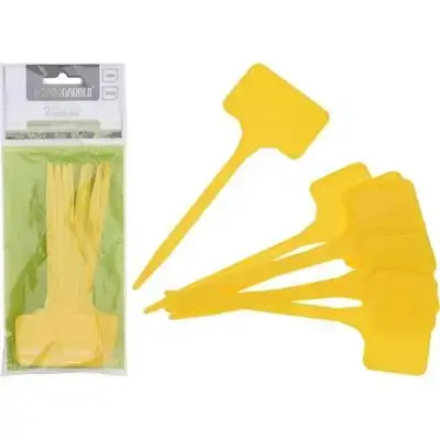 Plant Labels 15Cm Yellow 10Pcs