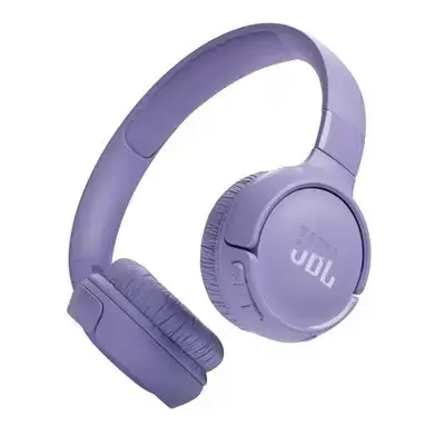 سماعات رأس لاسلكية JBL T520 توضع على الأذن مع ميكروفون - لون أرجواني