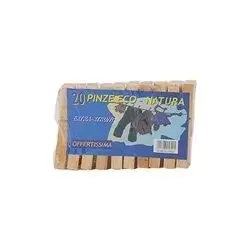 Wood Laundery Pinches 20 Pcs