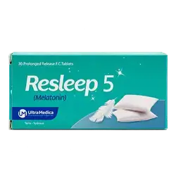 Resleep (Melatonin 5mg) 30 Prolonged Release F.C. Tablets _ Ultra Medica