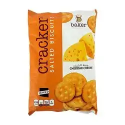 Baker Cracker Salted Biscuit Cheddar Cheese 200 Gm