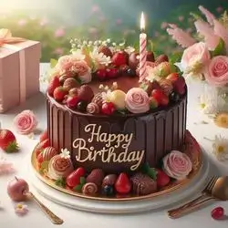 Big Chocolate Birthday Cake