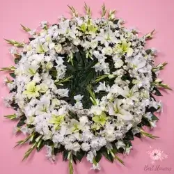 Stand Flowers-White