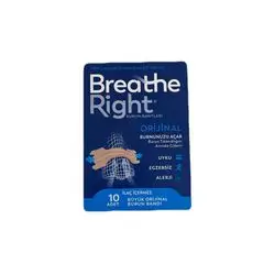 Breathe Right: Nasal Strips for Congestion Relief - 10 pcs