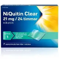 niquitin clear 21mg\24 hours step 1