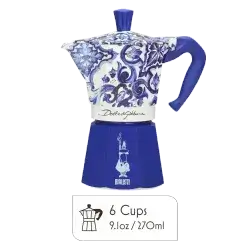 MOKA EXPRESS 6CUPS D&G BLU MEDITERRANEO