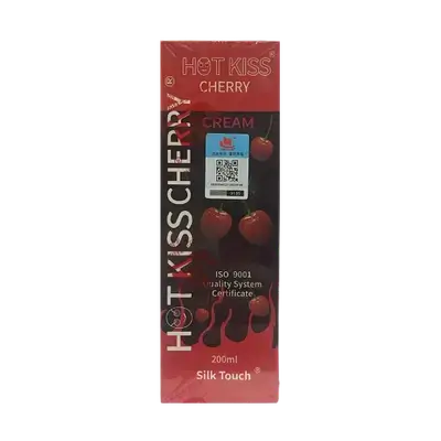 Hot Kiss Cherry Lubricant Cream Silk Touch 200ml