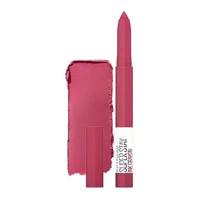 Super Stay Ink Crayon Lipstick Matte Longwear 80 RUN THE WORLD 1.2g _ MAYBELLINE NEW YORK