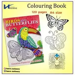 Colouring Book "Birds and Butterflies" A4