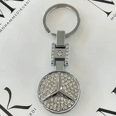 Metal Keychain – MERCEDES Logo ميدالية مفاتيح معدنية - LUXURY