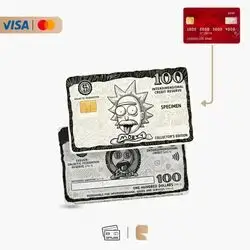 ملصقات مميزة لتغيير مظهر بطاقات فيزا وماستركارد - RM1