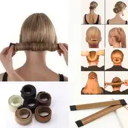 1pc Magic Hair Bun Maker - Black