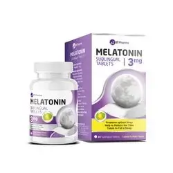 Melatonin 3mg (30 sublingual tablets ) lemon&mint flavor(BTpharma)