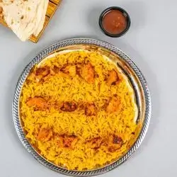 2 Skewers Chicken Tikka With Bulgur