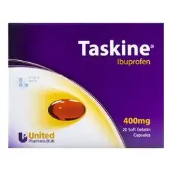 Taskine Ibuprofen 400 mg - 20 Capsules