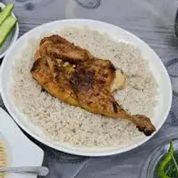 Half Chicken On Rice