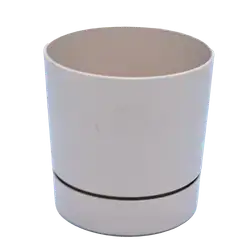 Begonya Flower Pot 15 White
