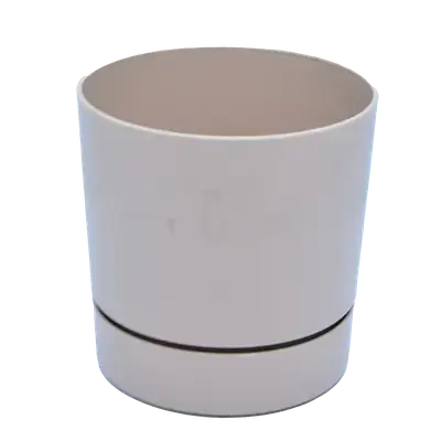 Begonya Flower Pot 15 White