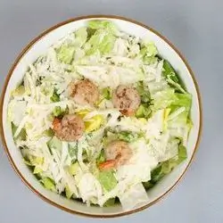 Shrimp Caesar salad