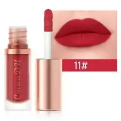 CmaaDu Long-lasting Easy Coloring Lipstick, Matte Velvet Lip Gloss - Shade: 11