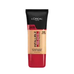 INFALLIBLE Pro-Matte Oil-Free Up To 24HR Foundation 105 NATURAL BEIGE 30ml _ L'OREAL PARIS