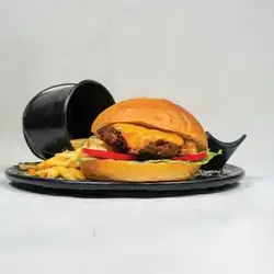 Meat Burger And Cola
