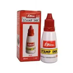 Stamp Pad INK shiny Red