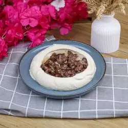 حومس لەگەڵ گۆشت