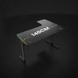 AG Table Zero Gravity L-Shaped RGB Left-Side Black - 140cm