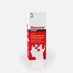 memoria syrup stronger memory & brain function omega3 (dha, epa) + citicoline & ginkgo biloba 150ml