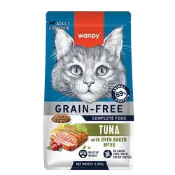 WANPY Grain Free Complete Food For Adult Cat Tuna Recipe 1.5kg