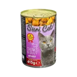 SuriCat – Beef Chunks in Gravy 415g
