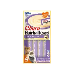 Inaba Churu - Hairball Control - Tuna 4 Tubes