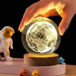 Crystal ball night light, for gifts