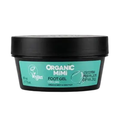 Foot Gel Cooling Organic Mint & Chestnut 50ml _ ORGANIC MiMi
