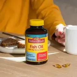 Fish oil 1200mg (360 mg omega-3)100softgels (nature made)