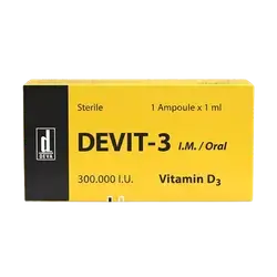 Devit-3 300.000IU IM/Oral 1 Ampoule × 1ml _ Deva