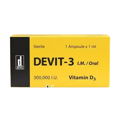Devit-3 300.000IU IM/Oral 1 Ampoule × 1ml _ Deva