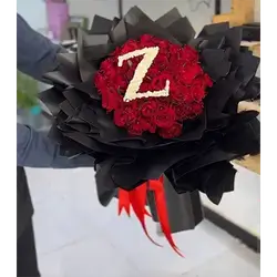 Letter + Rose Bouquet Large Size