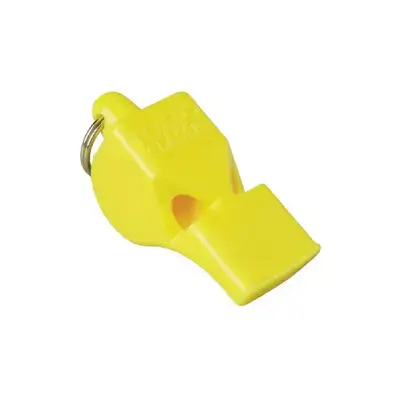 Fox 80 Classic Pealess Referee Whistle (Yellow)