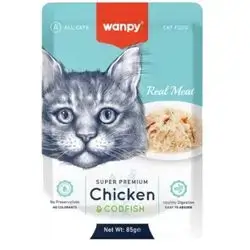Wanpy Chicken & Codfish 85g