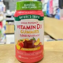 natures truth vitamin D3 5000IU 60gummies